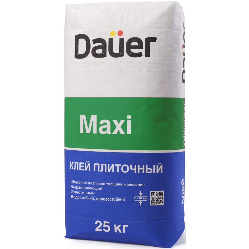Клей плиточный Dauer Maxi Дауэр Макси 25кг толстослойный